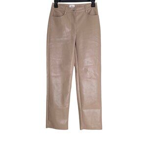Women's - Wilfred Melina Tan Faux Leather Pants, Size 0